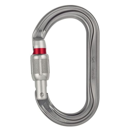 Petzl OK Screwlock Silver