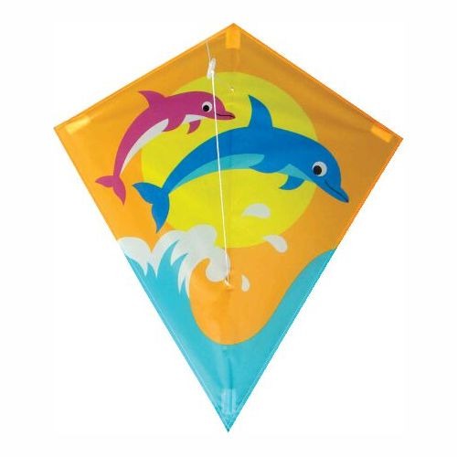 Tanga Diamond Kite with Dolphin Design