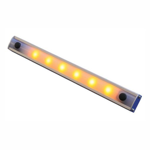 Lumeno Aluminium Dual 12 LED White Amber