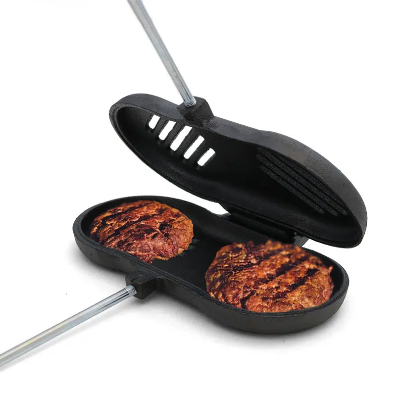 Coghlans Cast Iron Double Broiler-cast iron cookware