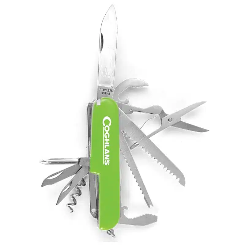 Coghlans Camp Knife - 11 Function