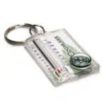 Coghlans Zipper Pull - Thermometer & Compass Key Ring
