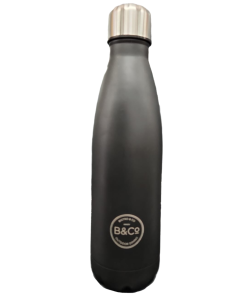 B&CO Bottle Flask Mono 500ml Black