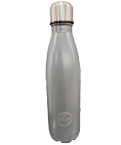 B&CO Bottle Flask Mono 500ml Graphite