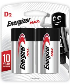 Energizer Max Alkaline D Cell Batteries