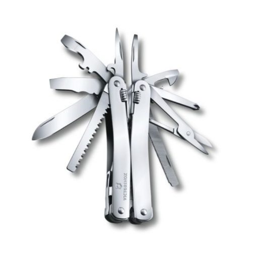 Victorinox Swiss Tool Spirit X With Leather Pouch-hunting knife