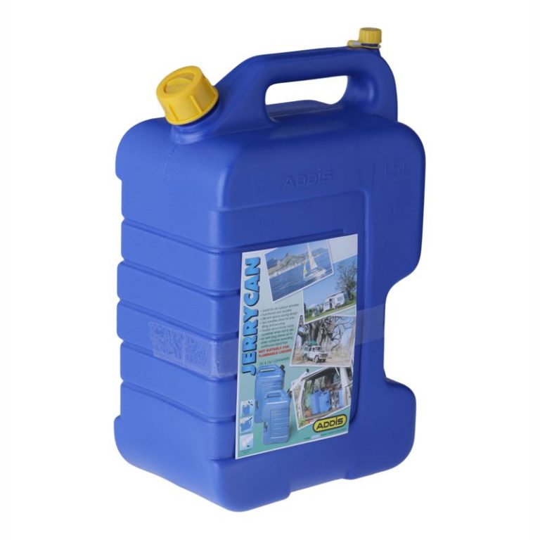 Addis Water Jerry Can 15L Blue Camp Storage Camp and Climb