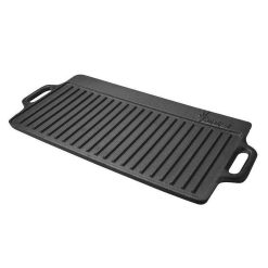 Afritrail Dual BBQ/Griddle Pan - Cast iron Cookware