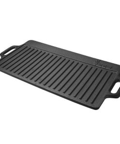 Afritrail Dual BBQ/Griddle Pan - Cast iron Cookware