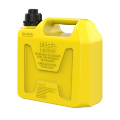 Akinfuel 5L Jerry Can Yellow for Diesel Fuel