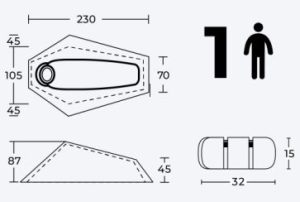 First Ascent Atlas 1 Person Tent
