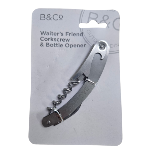 B&Co Corkscrew with Bottle Opener