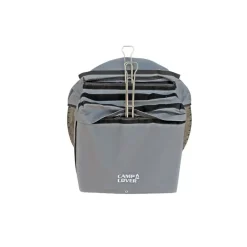 Camp Cover Wheel Bin Safari Charcoal