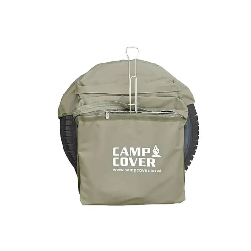 Camp Cover Wheel Bin Safari Khaki