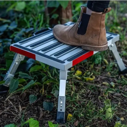 Campaid Adjustable Single Steel Step