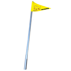 Trailer Flag with Mounting Pole