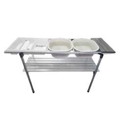 Campaid Double Washup Stand/Table