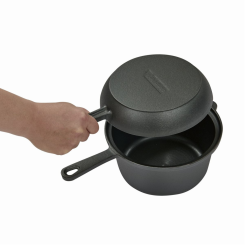 Campfire Cast Iron Saucepan with Skillet