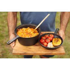 Campfire Cast Iron Saucepan with Skillet