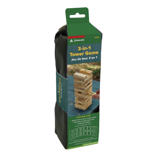 Coghlans 3 in 1 Tower Game-camping games