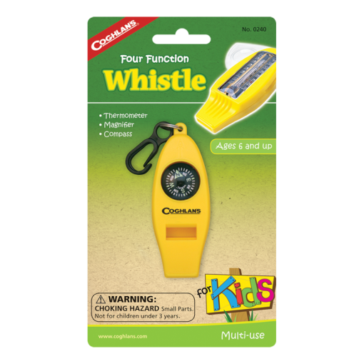 Coghlans Four Function Whistle for Kids