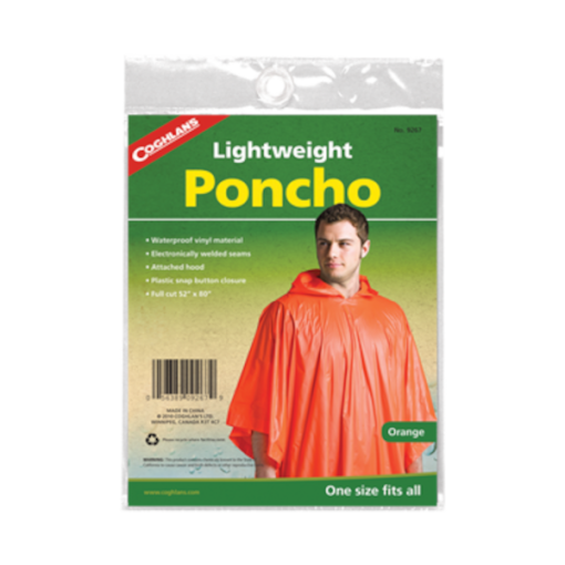 Coghlans Poncho Orange