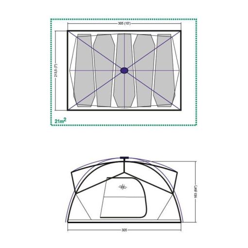 Coleman FastPitch 5 Dome Tent