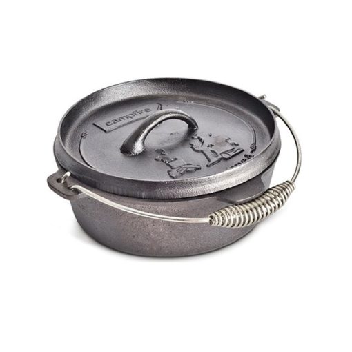 Campfire Pre-Seasoned Dutch Oven - 2 Quart-cast iron cookware