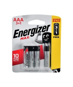 Energizer Batteries AAA 3+1