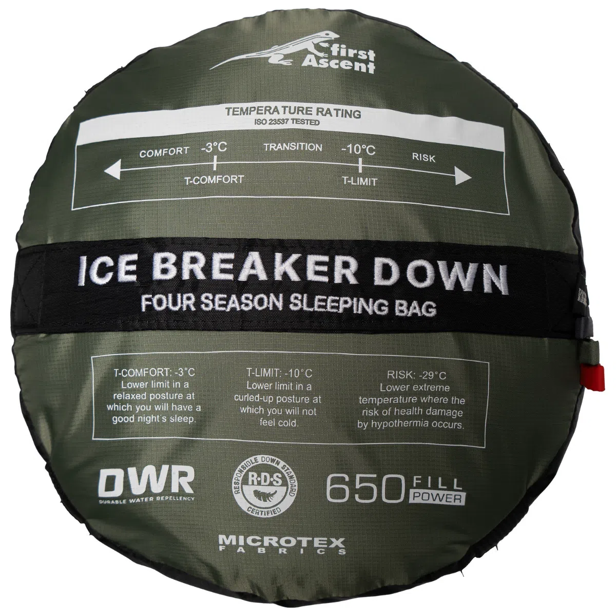 First Ascent Ice Breaker Green
