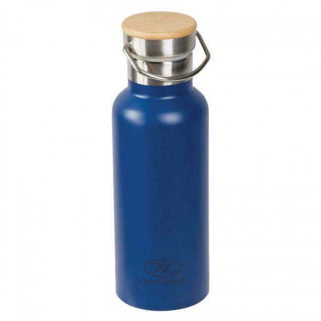 Highlander Campsite Bottle Blue-insulated flask