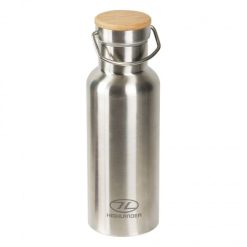 Highlander Campsite Bottle Silver-insulated flask