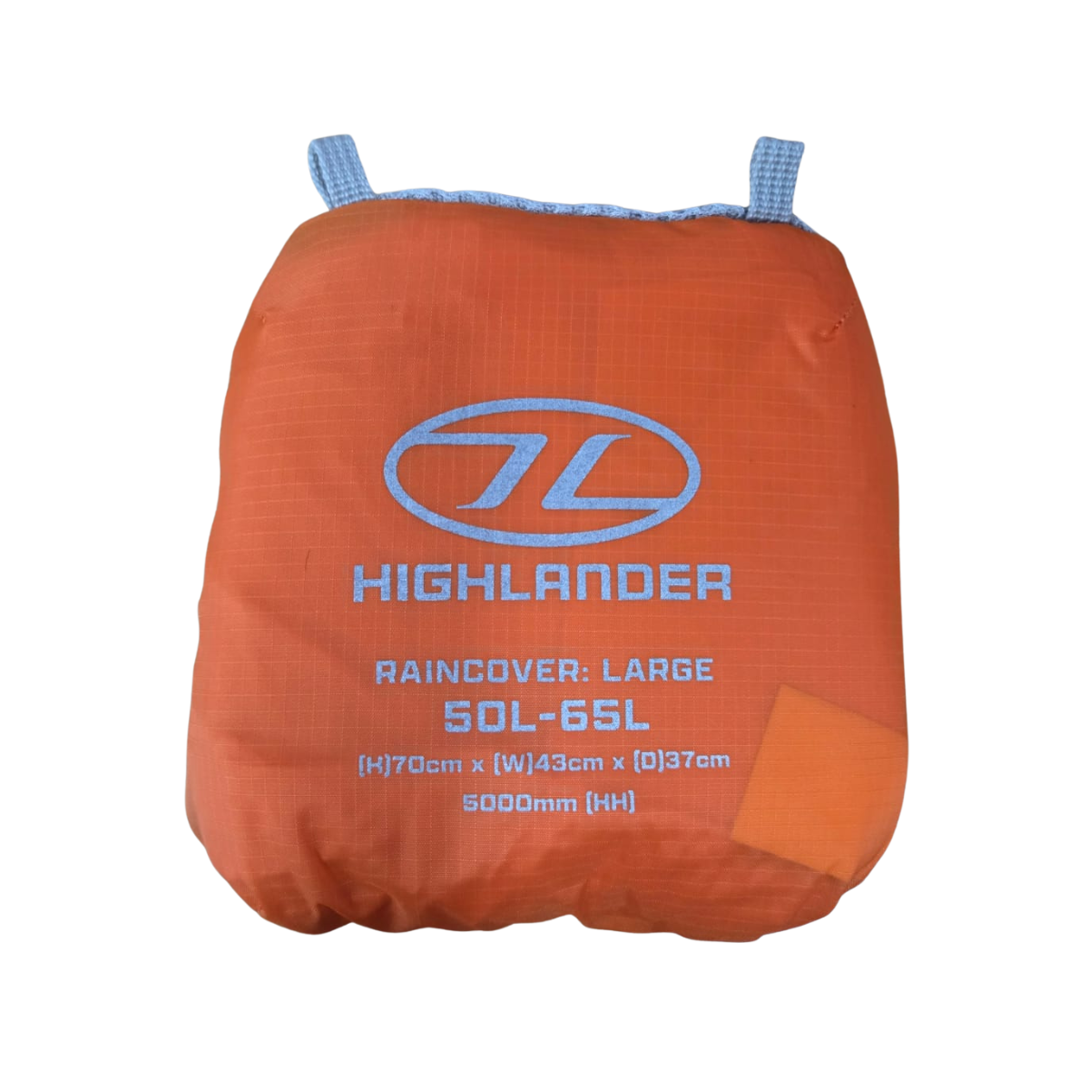 Highlander Ducks Back Large Raincover - Orange