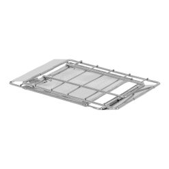 Alternative view of Highlander One Slice Toaster Folding Grill