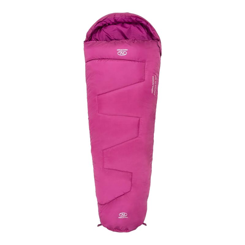 Highlander Sleepline Mummy Junior Pink-sleeping bag-sleeping gear