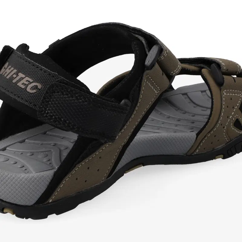 Hi-Tec Ula Sepia/Black Grey Sandal | Camp And Climb