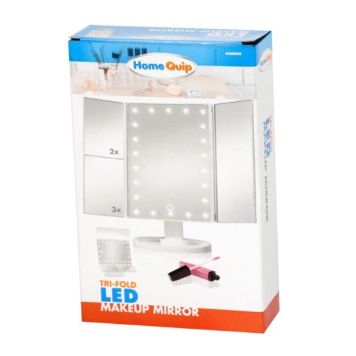 HomeQuip Tri Fold Mirror