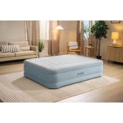 Intex 46cm Premium Comfort Queen Airbed with Pump
