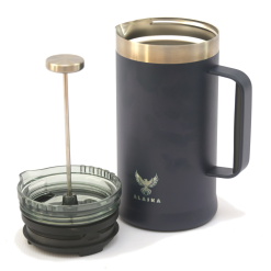 KampCo Alaska Roamer French Press, 1L - Blue