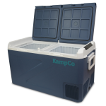 KampCo ICF81 82.5L Dual Compartment Car Fridge/Freezer 12v, AC