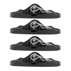 Leisurewize Corner Steady Pro Paw, for Caravans, Black