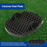 Leisurewize Corner Steady Pro Paw, for Caravans, Black