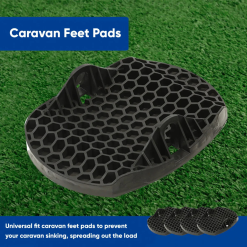 Leisurewize Corner Steady Pro Paw, for Caravans, Black