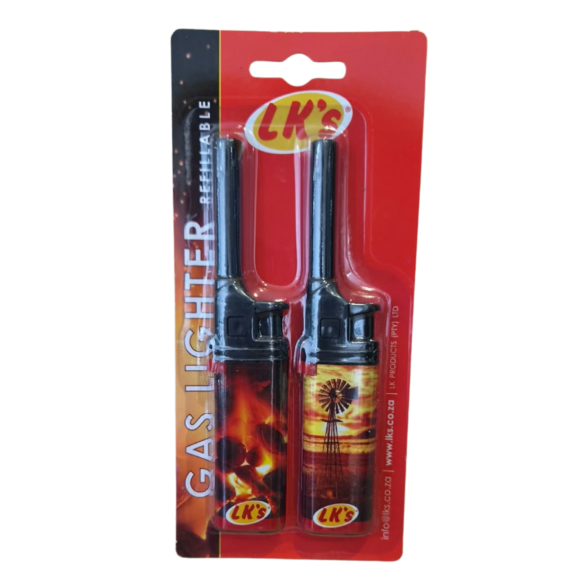 LK's Short Gas Lighter 2pk