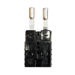 Lumeno 50A Square Connector Plug Black