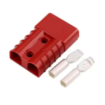 Lumeno 50A Square Connector Plug Red