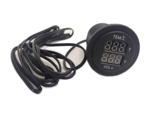 Lumeno Temp Gauge w Volt Meter