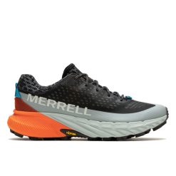 Merrel Agility Peak 5 Black/Tangerine shoe-outdoor footwear