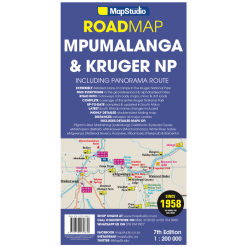 Map Studio Mpumalanga / Kruger NP Road Map