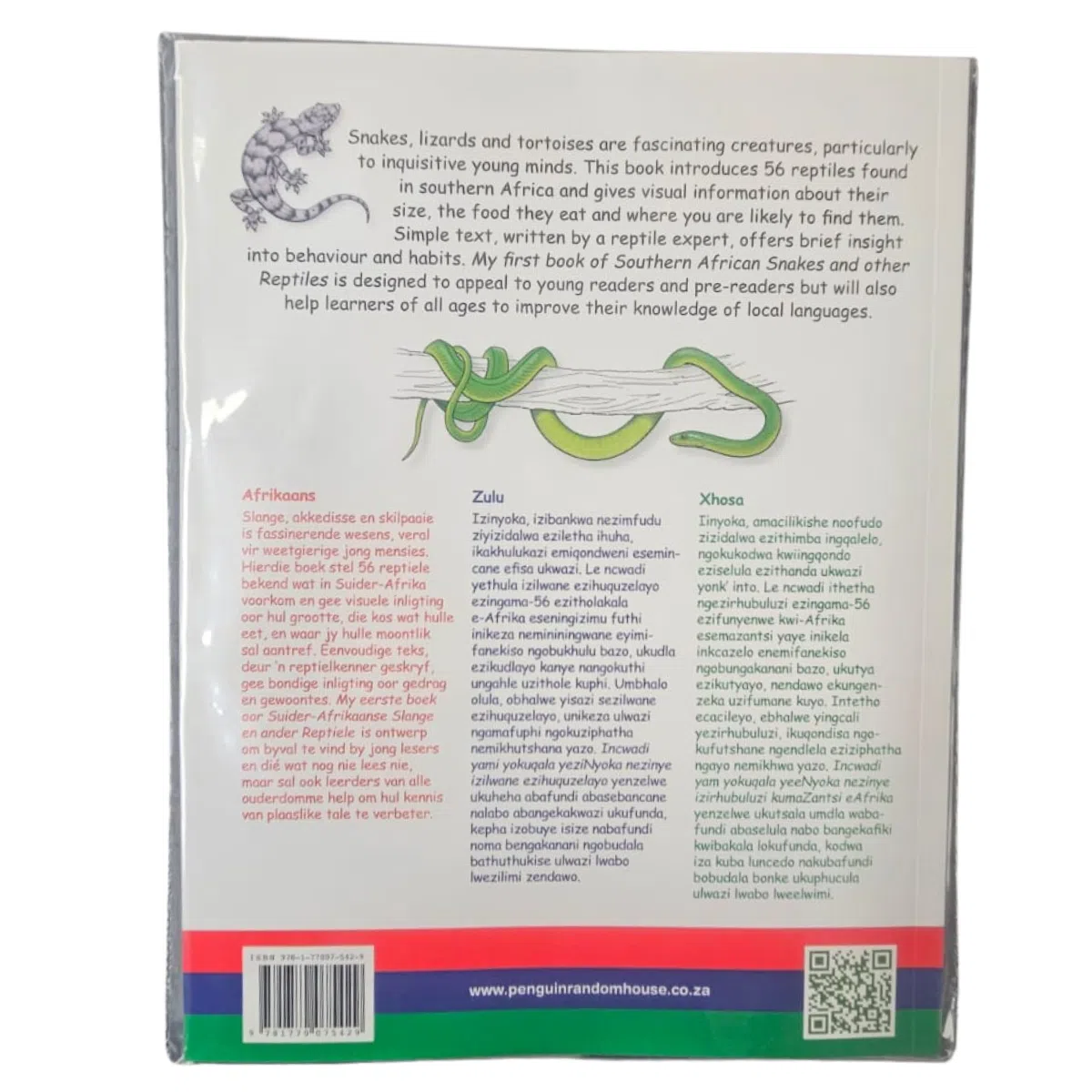 SA Snakes & Reptiles : My First Book - Bill Branch